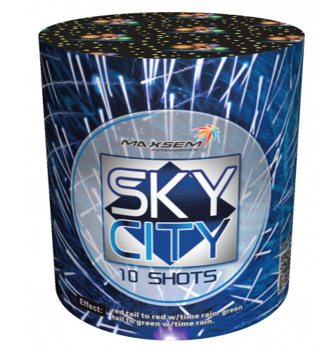 Батарея салютов "Sky City" Blue