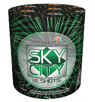 Батарея салютов "Sky City" Green