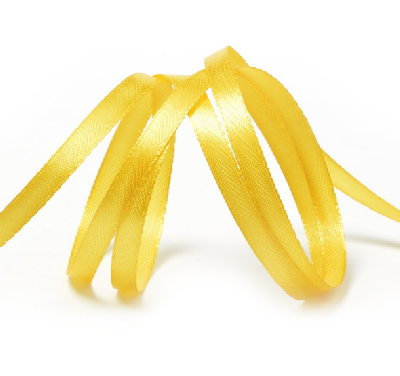 Лента атласная (0,7 см), Желтый