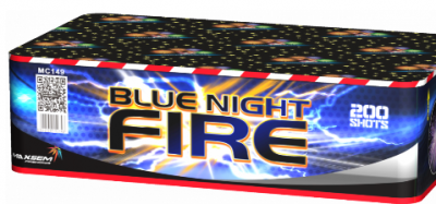 Батарея салютов "Blue night fire"